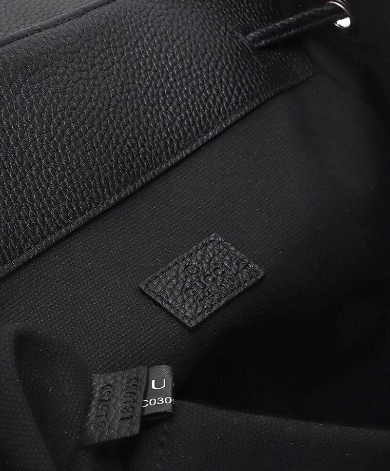 Gucci Large Backpack With Web 816750 Black